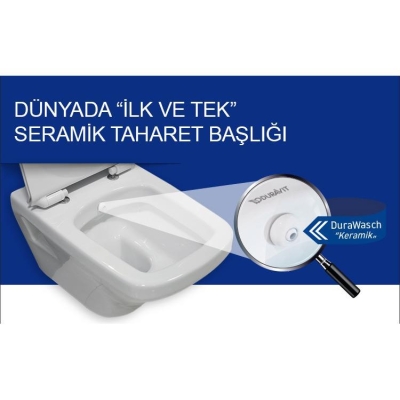 Duravit Klozet Özel Kutulu D-Code Asma Kapak Dahil45703900A1 - Thumbnail 20DRV45703900A1