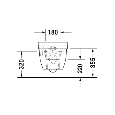 Duravit Klozet Özel Kutulu Starck 3 AsmaKapak Dahil45273900A1 - Thumbnail 20DRV45273900A1