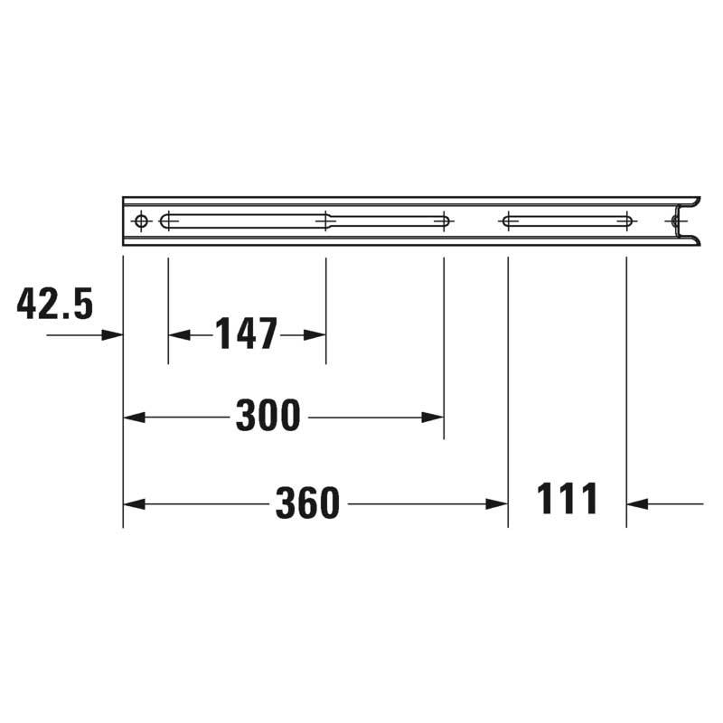 Duravit Bide Laması Asma Klozet Ve Bide İçin - 20DRV695200000000000