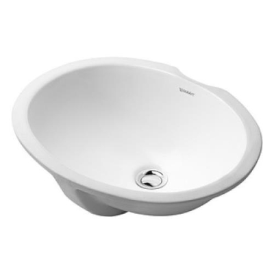 Duravit Lavabo Dune Tezgah Altı 42,5 x 34  cm, Alpin Beyaz 0481460000 - Thumbnail 20DRV0481460000