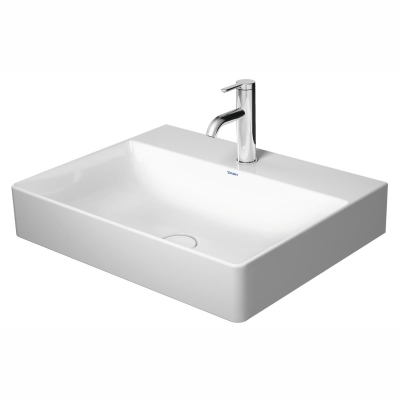 Duravit Lavabo DuraSquare DuraCeram Çanak60 cm Beyaz 2353600071 - Thumbnail 20DRV2353600071