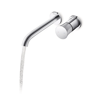 Duravit Duvardan Lavabo Bataryası White Tulip, Krom WT1070004010 - Thumbnail 20DRVWT1070004010