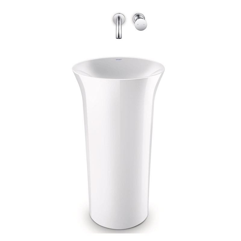 Duravit Duvardan Lavabo Bataryası White Tulip, Krom WT1070004010 - 20DRVWT1070004010