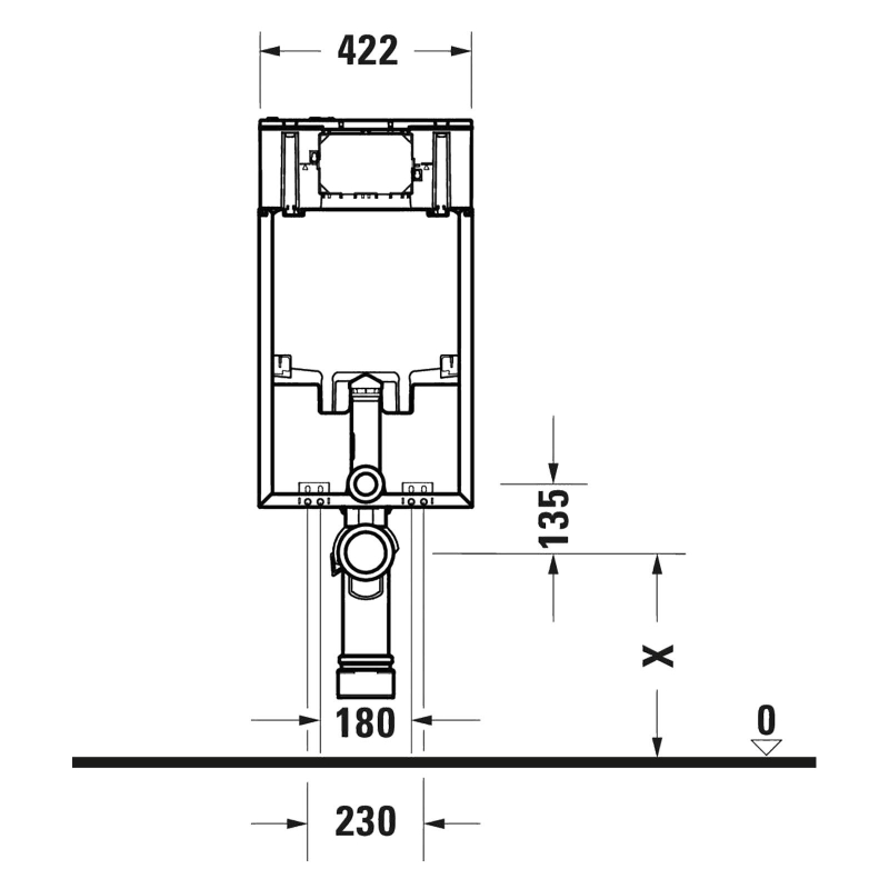 Duravit Gömme Rezervuar Tuğla Duvar Uyumlu, 8cm WD1030000000+6952001095 - 20DRV1506246789-TAKIM