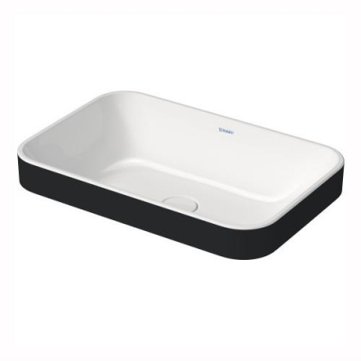 Duravit Lavabo Happy D.2 Plus 60 x 40 cm Siyah Beyaz 2359606100 - Thumbnail 20DRV2359606100