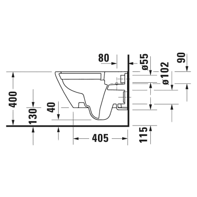 Duravit Klozet D-Neo Asma, Kapak Dahil, Mat Antrasit 2577398975+21698900 - Thumbnail 20DRV1506241234-TAKIM