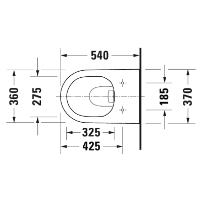 Duravit Klozet D-Neo Asma, Kapak Dahil, Mat Antrasit 2577398975+21698900 - Thumbnail 20DRV1506241234-TAKIM