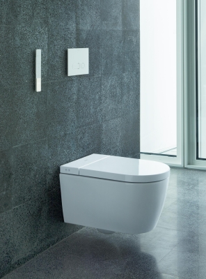 Duravit Klozet Seti Akıllı SensoWash® Starck f / ME by Starck Asma Klozet Alpin Beyaz 612000012000320+2510092000 - Thumbnail 20DRV1506243456-TAKIM