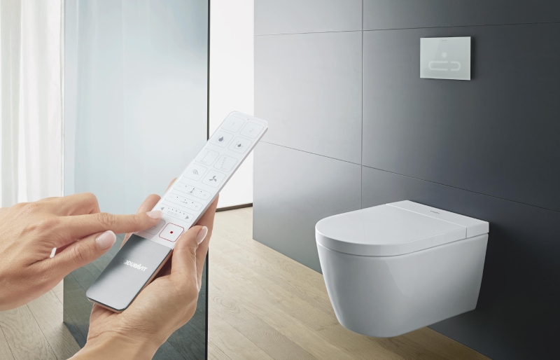 Duravit Klozet Seti Akıllı SensoWash® Starck f / ME by Starck Asma Klozet Alpin Beyaz 612000012000320+2510092000 - 20DRV1506243456-TAKIM