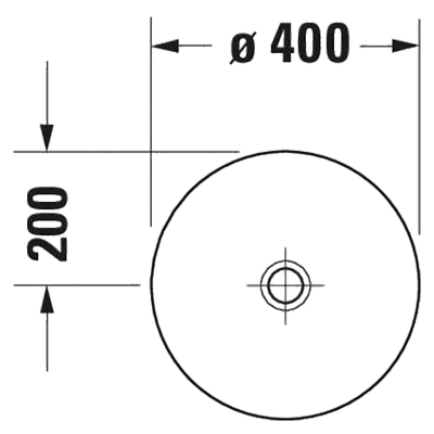 Duravit Lavabo D-Neo Çanak 40 cm, Beyaz 2371400070 - Thumbnail 20DRV2371400070