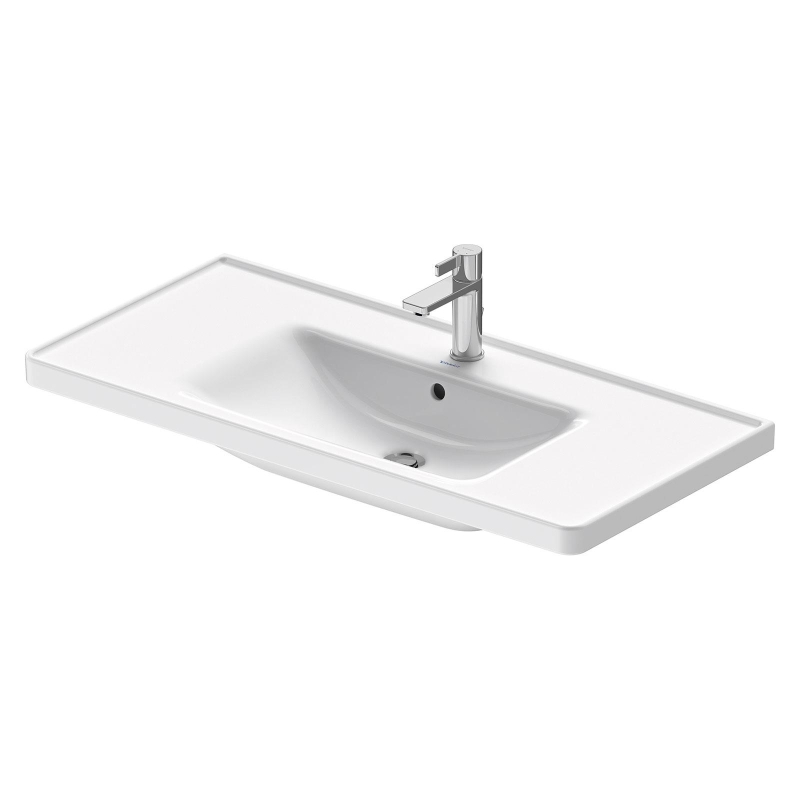 Duravit Lavabo D-Neo Etejerli Tezgah Üstü 105 x 48 cm, Beyaz 2367100000 - 20DRV2367100000