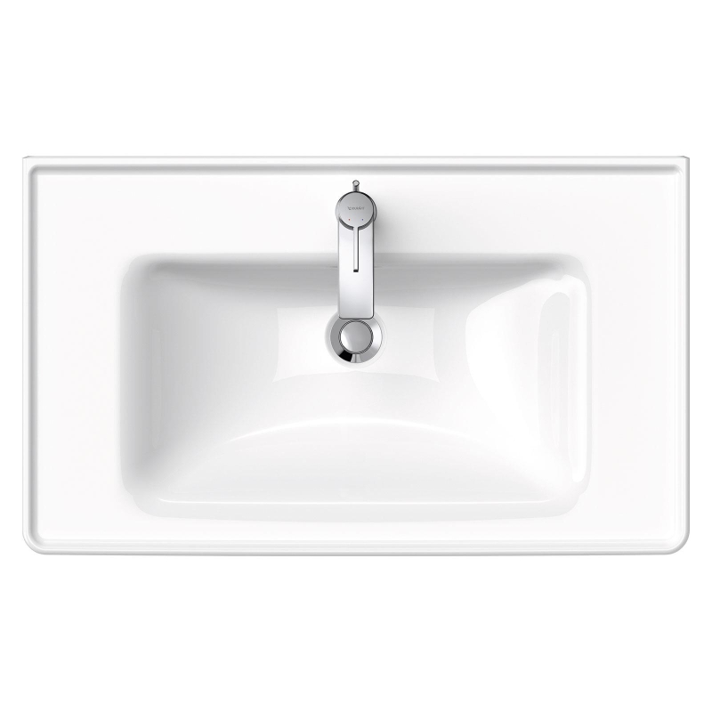 Duravit Lavabo D-Neo Etejerli Tezgah Üstü 80 x 48 cm, Beyaz 2367800000 - 20DRV2367800000