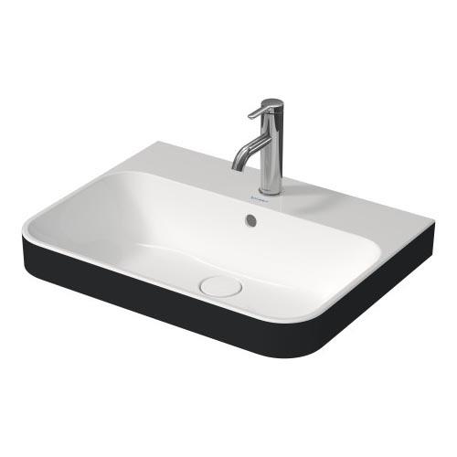 Duravit Lavabo Happy D.2 Plus 60 x 46 cm, Beyaz / Antrasit Mat 606061000 - 20DRV2360606100