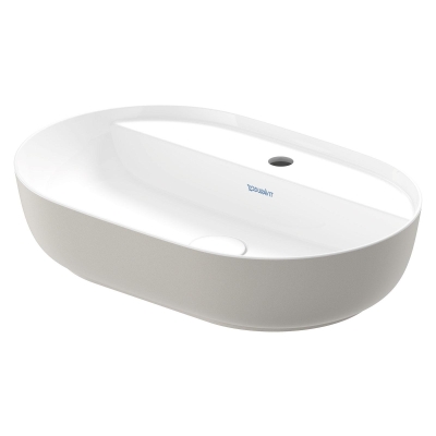 Duravit Lavabo Luv DuraCeram Batarya Banklı Çanak 60 cm, Gri/Beyaz 0380602300 - Thumbnail 20DRV0380602300