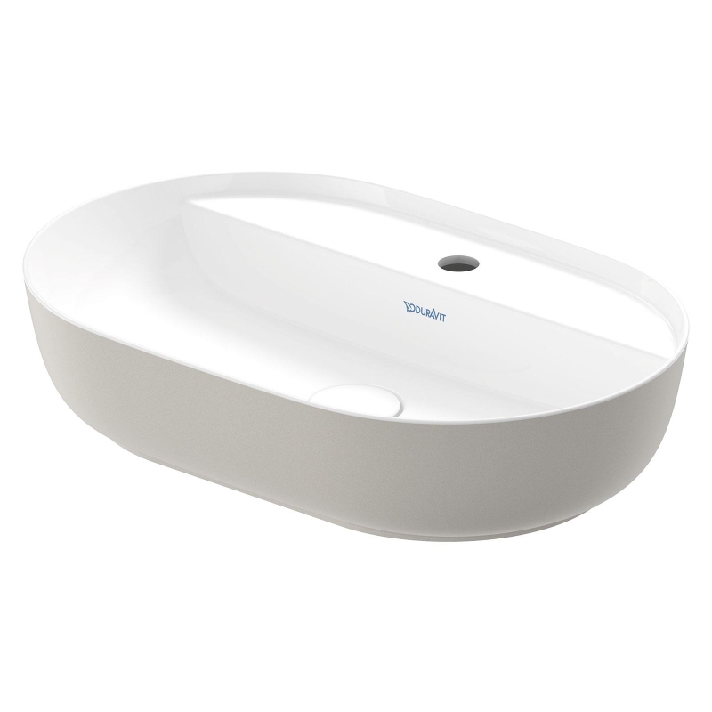 Duravit Lavabo Luv DuraCeram Batarya Banklı Çanak 60 cm, Gri/Beyaz 0380602300 - 20DRV0380602300