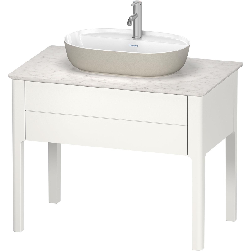 Duravit Lavabo Luv DuraCeram Batarya Banklı Çanak 60 cm, Gri/Beyaz 0380602300 - 20DRV0380602300