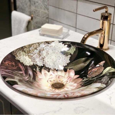 Kohler Lavabo Dutchmaster Blush Floral - Thumbnail 10KOH30333-DM1-0