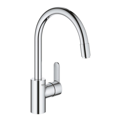 Grohe Eviye Bataryası Spiralli Tek Akış Eurostyle Krom - 31126004 - Thumbnail 10GRO31126004