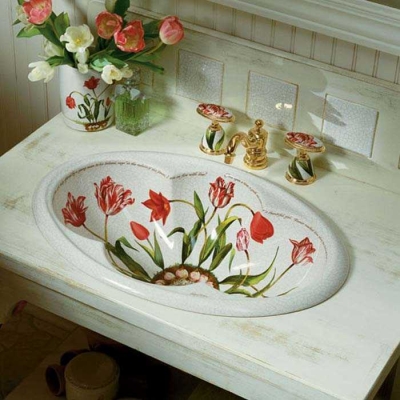 KOHLER - Kohler Lavabo Tezgah Üstü Fables & Flowers (1)