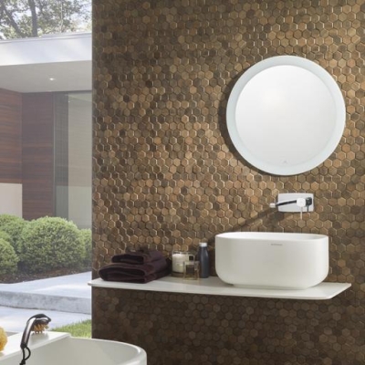 Porcelanosa Duvar Karosu Forest Chelsea Nut 31.6 x 59.2 cm - Thumbnail 11POR12010270