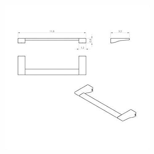 Gedy Havluluk Glamour 45 cm Krom 57214513 - 20AKS57214513