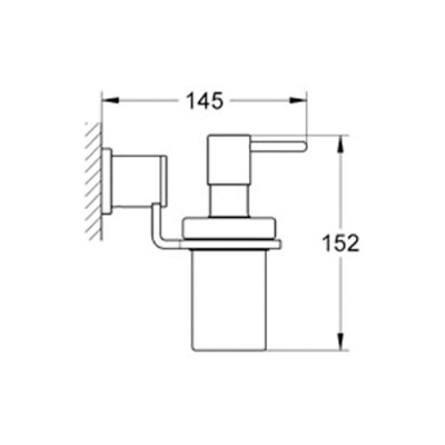 GROHE - Grohe Allure Sıvı Sabunluk - 40363000 (1)