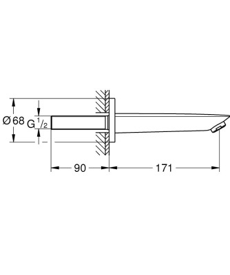 GROHE - Grohe Baucosmopolitan Çıkış Ucu 13255001