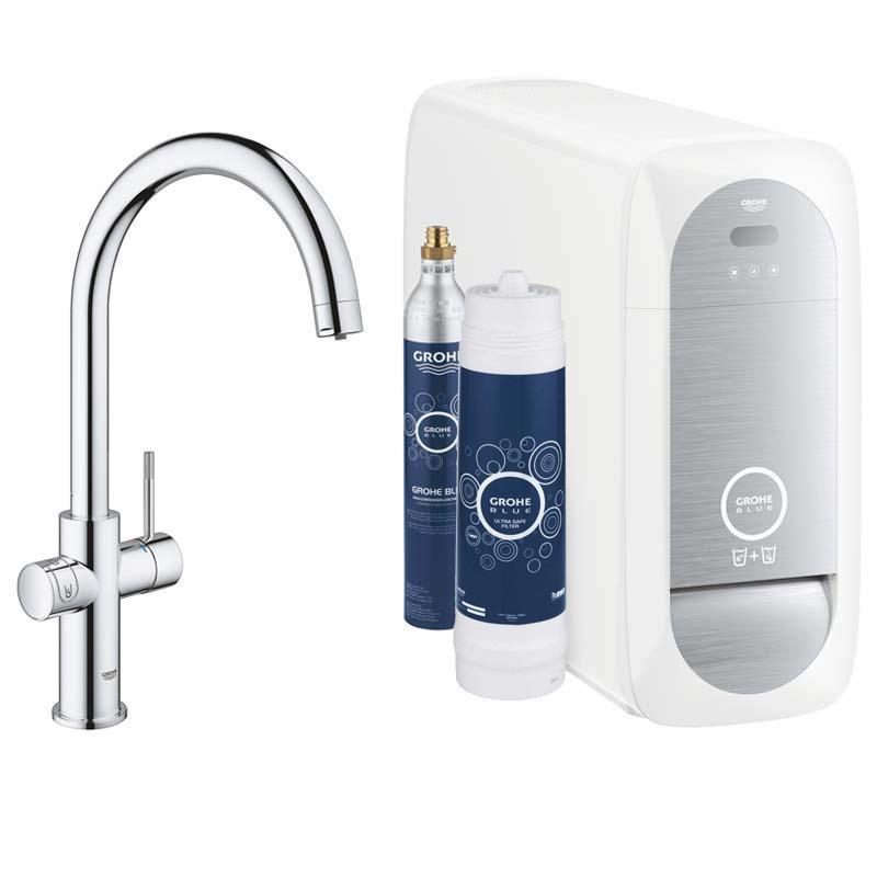 Grohe Blue Home Arıtmalı İçme Suyu ve Soda Yapan Eviye Bataryası - 31545001 - 10GRO31545001