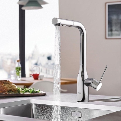 GROHE - Grohe Eviye Bataryası Spiralli 2 Fonk. Essence Krom - 30270000