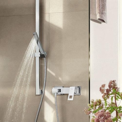 GROHE - Grohe Eurocube Tek Kumandalı Banyo Bataryası - 23140000