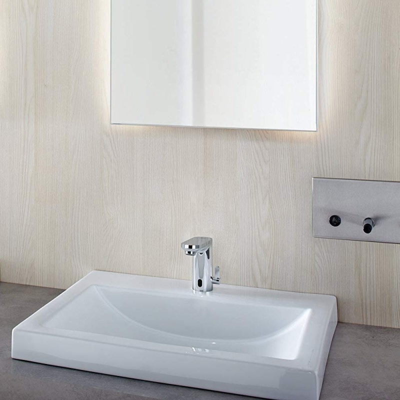 Grohe Eurosmart Cosmopolitan E Fotoselli Lavabo Bataryası, Çift Su Girişli Pilli - 36327001 - 10GRO36327001