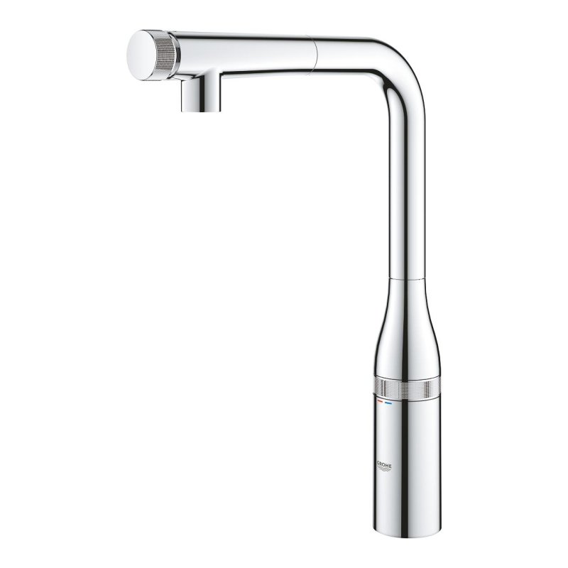 Grohe Eviye Bataryası Spiralli SmartControl Essence Krom-31615000 - 10GRO31615000