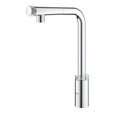 Grohe Eviye Bataryası Spiralli SmartControl Minta Krom - 31613000 - Thumbnail 10GRO31613000