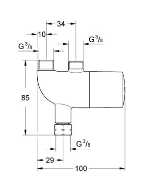 GROHE - Grohe Grohterm Mikro Termostat - 34487000 (1)