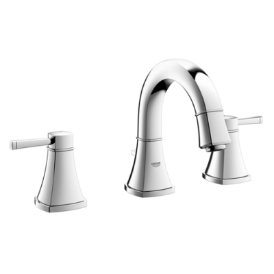 Grohe Lavabo Bataryası 3 Delikli Grandera Krom - 20417000 - Thumbnail 10GRO20417000