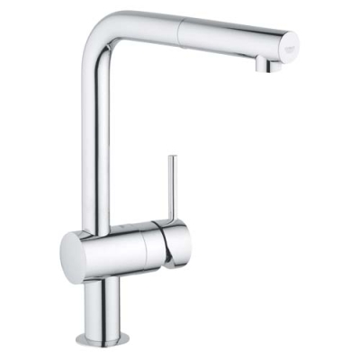 Grohe Eviye Bataryası Spiralli Tek Akışlı Minta Krom - 32168000 - Thumbnail 10GRO32168000