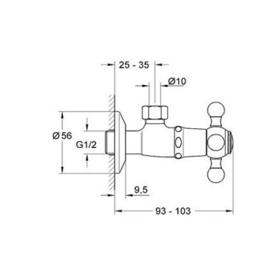 GROHE - Grohe Sinfonia Ara Musluk Krom - Altın - 22007IG0