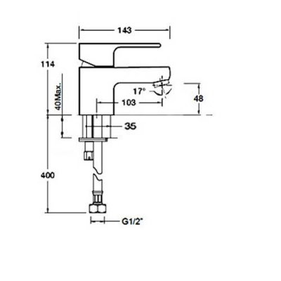 Kohler Lavabo Bataryası July - Thumbnail 15HYKOH16027D-4-CP