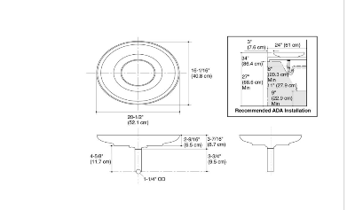 Kohler Lavabo Çanak Katagami Döküm Bronz - Thumbnail 11KOH14015-DP1-0