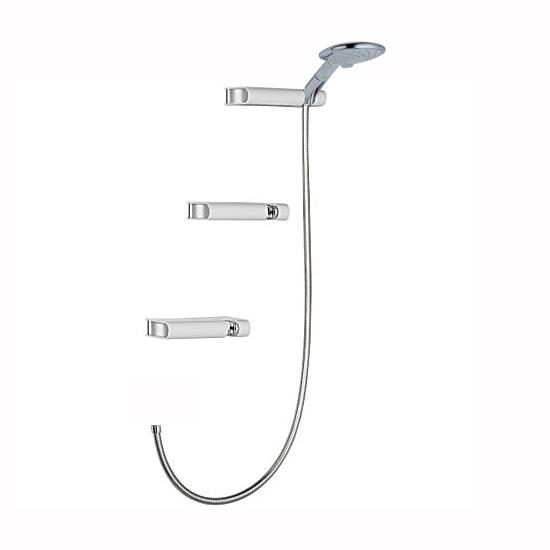 Kohler El duşu & Hortum ve 3 Askılı Raf Takımı Mira Shelves - 10KMR2.1688.007-TAKIM