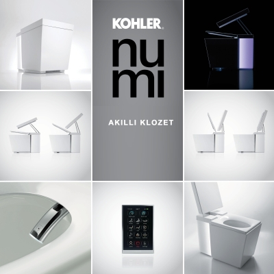 Kohler - Kohler Klozet Numi Ada Tipi Akıllı Klozet Kompakt Set (1)