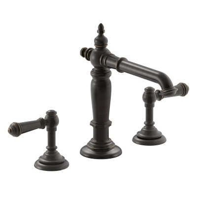 Kohler Lavabo Bataryası Artifacts Column Design & Lever Handle - Thumbnail 10KOH72760-2BZ-TAKIM