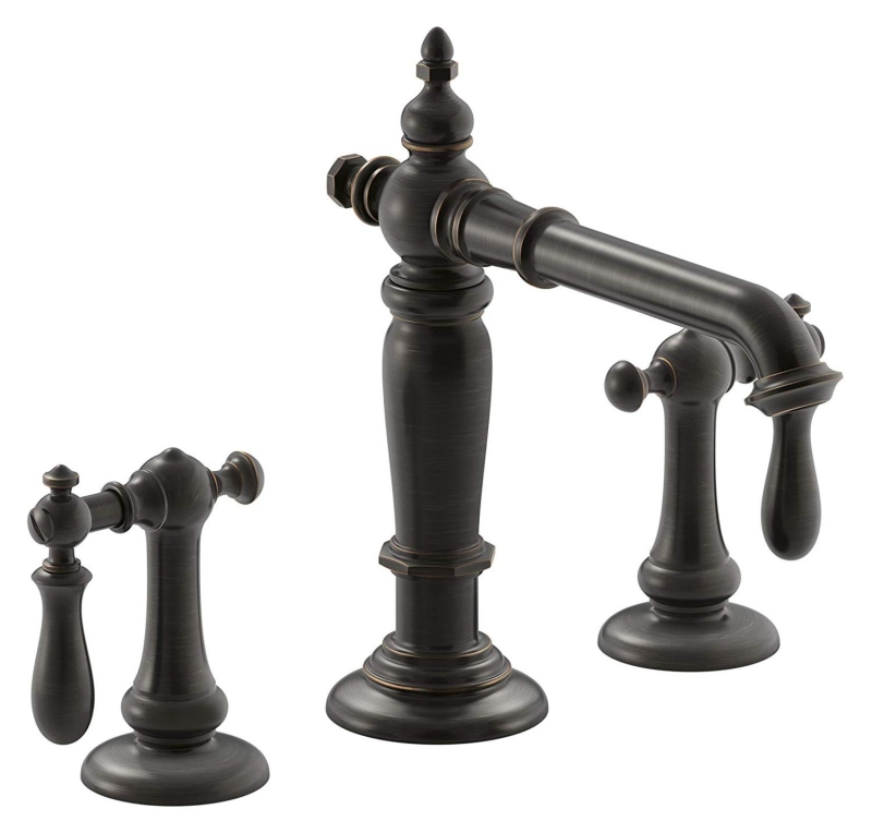 Kohler Lavabo Bataryası Artifacts Column Design & Swing Handle - 10KOH72760-2BZ-TAKIM2