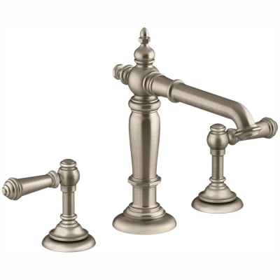 Kohler Lavabo Bataryası Artifacts Column Design & Lever Handle - Thumbnail 10KOH72760-BV-TAKIM