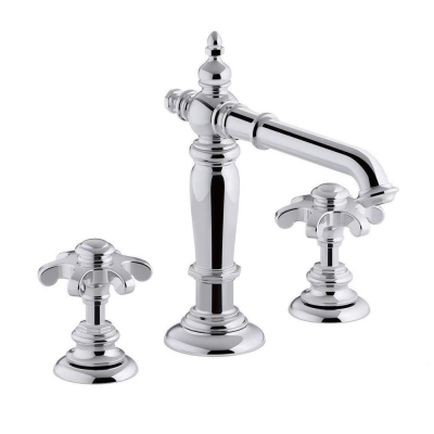 Kohler Lavabo Bataryası Artifacts Column Design & Prong Handle Polished Chrome - Thumbnail 10KOH72760-CP-TAKIM