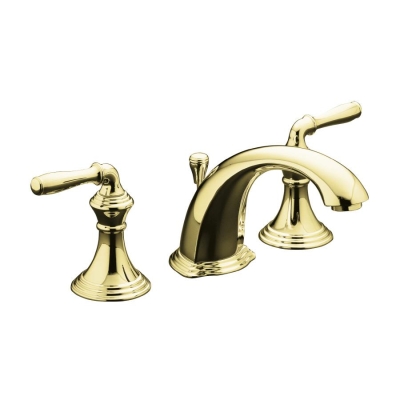 Kohler Lavabo Bataryası Devonshıre 3 Delikli Polished Brass - Thumbnail 10KOH394-4-PB