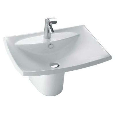 Kohler Lavabo Escale 65 x 52 cm - Thumbnail 10KOH19023W-000-TAKIM