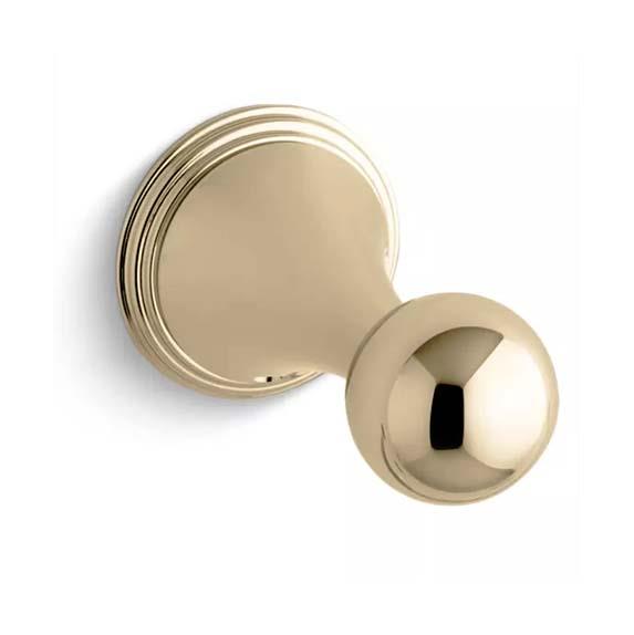 Kohler Bornoz Askısı Finial, Polished Brass - 11KOH364-PB0000