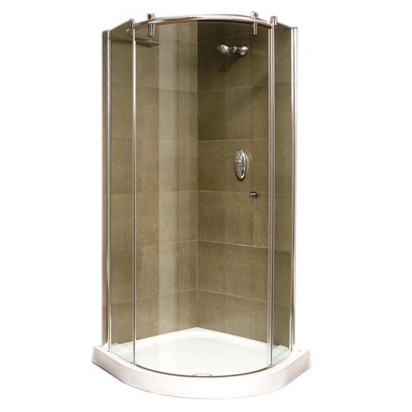 Kohler Duş Kabini&Tekne Takımı Indigo Quadrant Sola Kayar Kapılı 90 x 90 cm - 11KOH-D696-90SAĞ