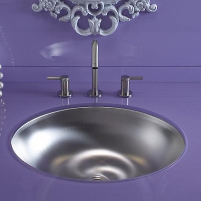 Kohler - Kohler Lavabo Bachata Paslanmaz Çelik 64 x 42,4 cm (1)